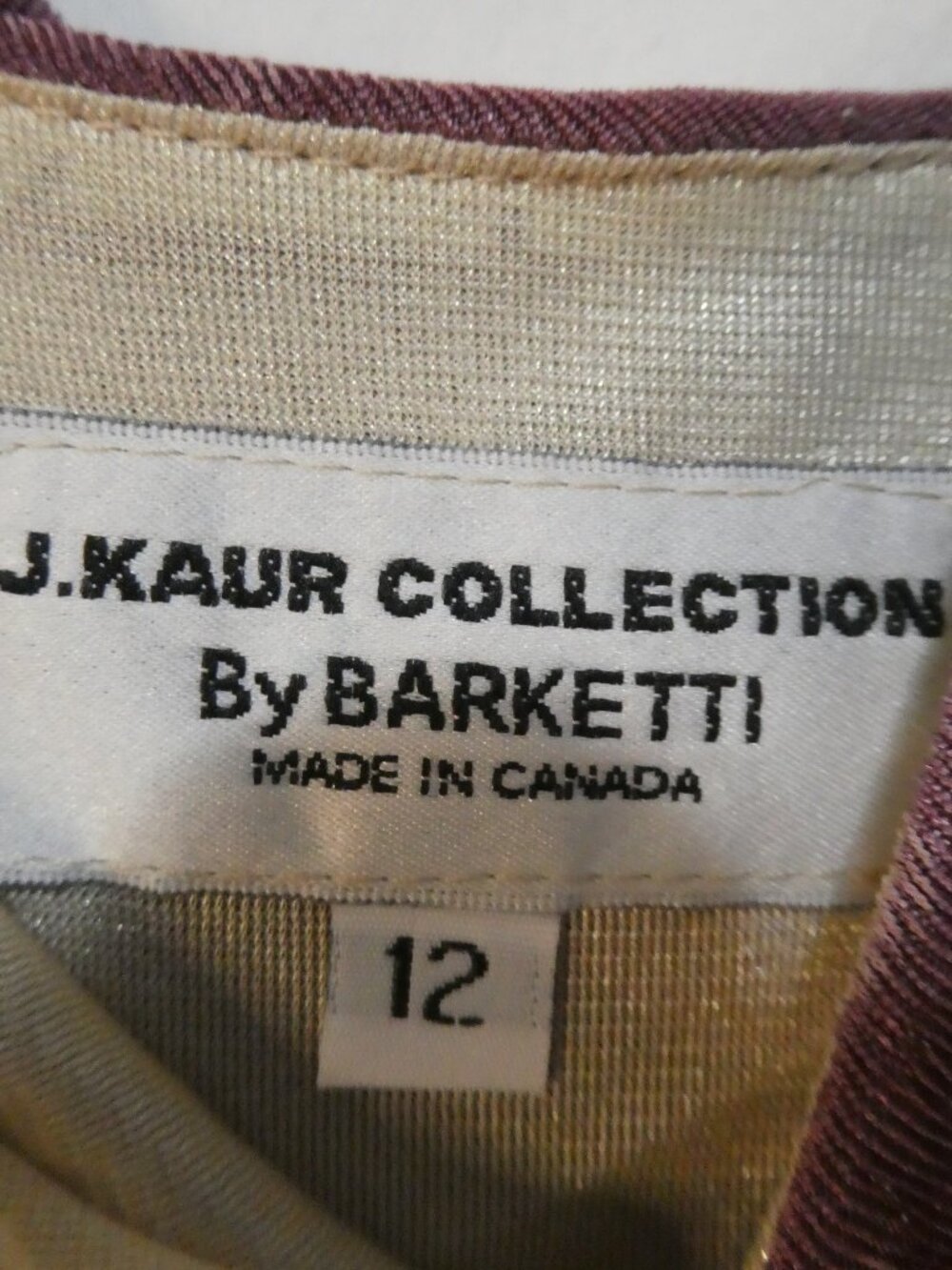 J KAUR COLLECTION By Barketti Purple Floral Maxi Dress - Size 12 - Picture 2 of 16